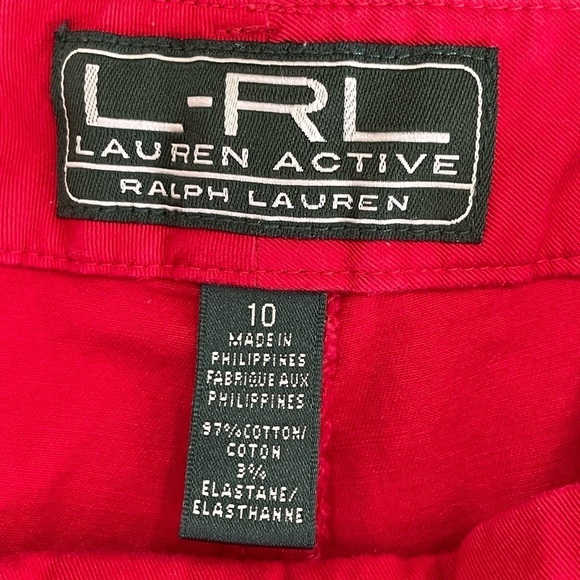 Lauren Ralph Lauren Lauren Active red shorts in a size 10 Tomato Girl Summer - Picture 3 of 16
